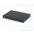 8 Port 1000Mbps ethernet switch powered by poe